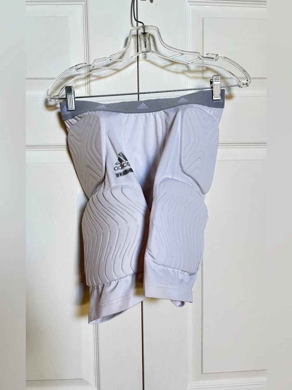 Adidas Techfit Padded Shorts Compression White S Football Girdle